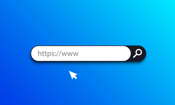 Browser address bar displaying a professional business domain name